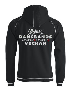 Hoodie med Dansbandsveckan tryck.